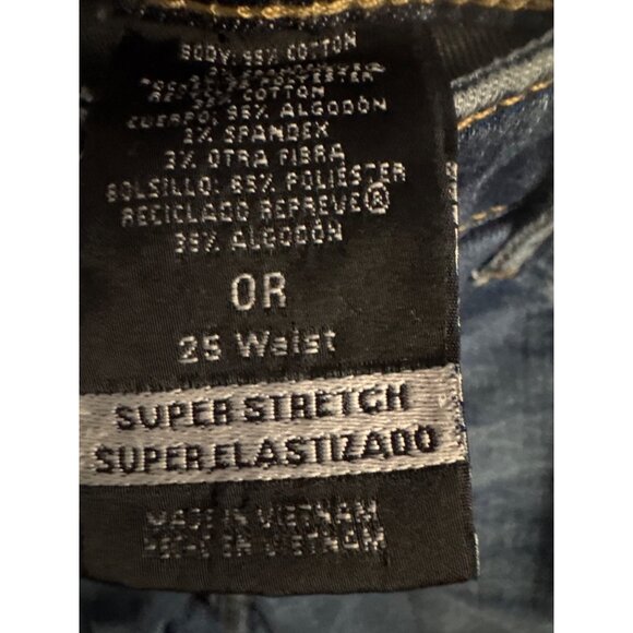 Mossimo Denim Mid-Rise Skinny Bootcut Jeans Size M / 28” Inseam - Picture 6 of 7